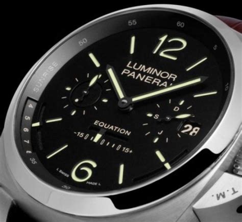 equation of time panerai|Panerai equation of time titanio.